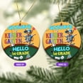thumbnail image 2 of Back to School Australian Cattle Dog Goodbye Kindergarten Hello 1st Grade Ceramic Round Ornament Heeler Lover Gifts Home Tree Decor - 02011, 2 of 5