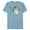 Ocean Blue, variant on Disney Princess Falling for Apple Picking - Short Sleeve Blended T-Shirt for Adults - Customized-Yellow