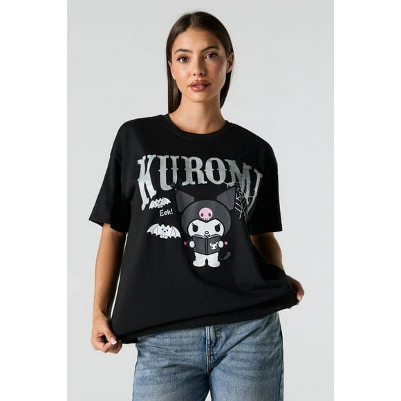 Kuromi Halloween Graphic T Shirt, Kuromi Shirt for Halloween-S