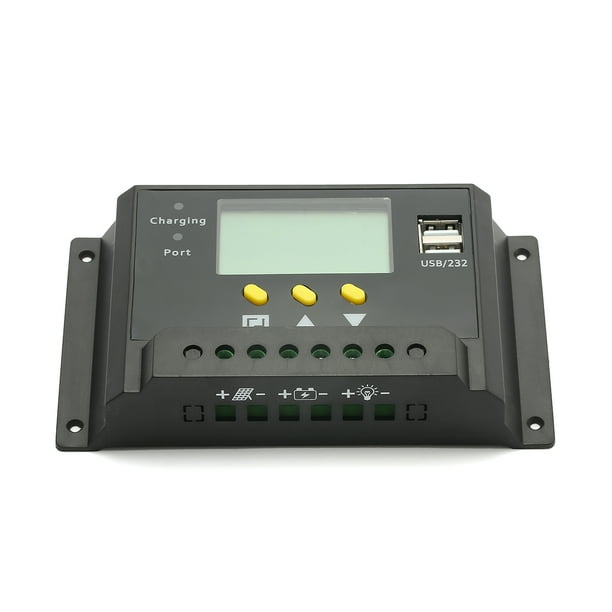 Mohoo LCD PWM Solar Panel Regulator Charge Controller， 12V/24V 360W