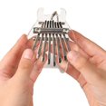 thumbnail image 4 of 8 Teclas Piano Acrylic Finger Piano Con Instrucción De Y Caja Instrumento Musical Para Principiantes Niños Gloria Piano de pulgar Kalimba 8 teclas, 4 of 8