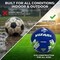 thumbnail image 4 of Vizari Verona Soccer Ball | Sizes 3, 4, 5 | Durable TPS Shell | Perfect for Training & Matches | Indoor & Outdoor Play - Blue, 4, 4 of 7