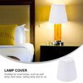 thumbnail image 4 of Bulb Lamp Shade Fabric Light Bulb Cover Desk Lamp Shade Bedside Table Lamp Shade, 4 of 8