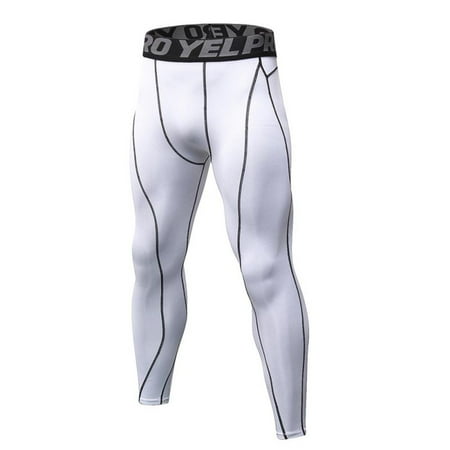 

Zonghan Quick Dry Trousers for Men Compression Cool Dry Sports Tights Pants Base layer Running Leggings Yoga Rashguard Men s White 2XL