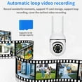 thumbnail image 4 of Cámaras de seguridad para exteriores, cámaras WiFi de 2,4 GHz para seguridad del hogar, cámaras de vigilancia domo 1080P con visión de 360°, cámara de seguridad con detección de movimiento y vigilanci, 4 of 9