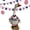 B, variant on Porch Goose Outfit for Soccer, 23" Porch Goose Statue Clothes, Patriotic Outdoor Yard Lawn Decor, Game Day Sports Fan Decoration