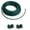 Green, variant on Pro Christmas 18/2 White Zip Cord 25ft Bulk Wire for Custom Christmas Lighting with 2 Male and 2 Female Plugs