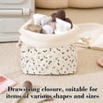 thumbnail image 6 of Byujiro Floral Quilted Drawstring Cosmetic Pouch Lightweight Printed Storage Bag Portable Makeup Organizer for Travel & Daily Use, 6 of 6