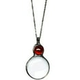 thumbnail image 2 of Magnifying Glass Necklace Mother's Day Gift,Optical Magnifier Lens with Vintage Crystal Bead Pendant for Elders to Enlarge Books Newspapers by, 2 of 13