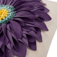 thumbnail image 6 of Vorkoi 3D Sunflower Handmade Throw Pillow Covers Decorative Floral Pillowcases Cushion Covers for Couch Living Room Home Decor Creamy 18x18 In, 6 of 13