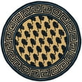 thumbnail image 3 of SAFAVIEH Newport Marlyne Geometric Borders Cotton Area Rug, Beige/Blue, 3'9" x 5'9", 3 of 3