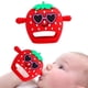 thumbnail image 4 of Fruit Baby Teether,Baby Teething Toys Silicone Teether Toy For Infants 3+ Months, Never Drop Baby Mitten Teether For Soothing Teething Pain Relief, Baby Chew Toys For Sucking Needs, BPA Free, 4 of 4