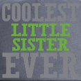 thumbnail image 2 of CafePress - Coolest Little Sister Ever Cap - Adjustable 100% Brushed Unisex Casual Cotton Baseball Cap, Beige, 1, 2 of 2