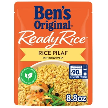 BEN'S ORIGINAL Ready Rice Pouch Rice Pilaf, 8.8 oz. (6 Pack)