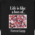 thumbnail image 3 of Forrest Gump - Life Is Like A Box Of Chocolates - Men's Crew Neck Fleece Pullover, 3 of 5