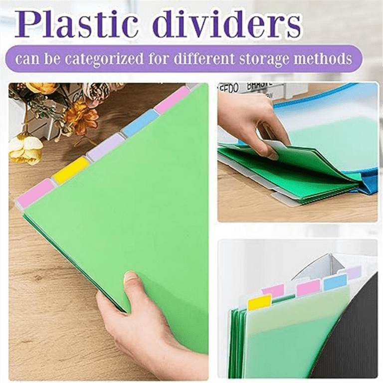 Scrapbook Paper Dividers for Dividing 12 X 12 Inch Scrapbook Paper Storage  Cardstock Tabbed Dividers File Library A 