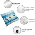 thumbnail image 4 of BANET  Chicago Skyline Throw Pillow Cushion Cover, City Flag High Rise Buildings Scenery National, Decorative Square Accent Pillow Case 22x22in, 4 of 5