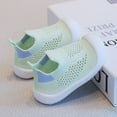 thumbnail image 4 of Ulitacool Shoes For Boys 18-24 Months Baby Shoes Non Walking Sock Shoes First Walking Shoes With Rubber Sole Slipper Sneaker Cute Dailywear Light Green, 4 of 7