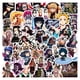 thumbnail image 1 of 50 pegatinas de anime para cosplay, pegatinas de personajes, accesorios de PVC impermeables, pegatinas de calcomanías, 1 of 6
