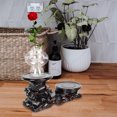 thumbnail image 3 of Shisuyan Wooden Flower Pot Holder Base Stylish Adornment Display Stand For Use Durable Craftsmanship Home Office, 3 of 9
