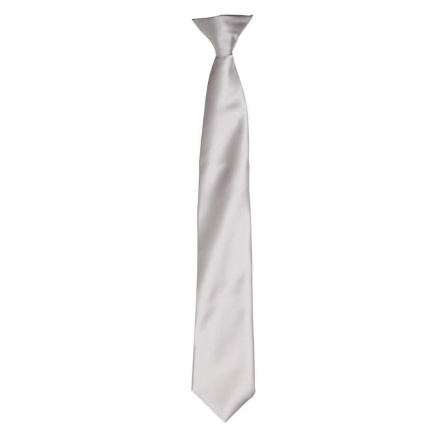 Premier Colours Mens Satin Clip Tie