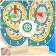thumbnail image 2 of Shisuyan Clock Learning Tool Circular Shape 1Pack 5.04X4.33X1.18In, 2 of 9
