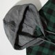 thumbnail image 4 of Ceisia Men's Plaid Hooded Button-Up Shirt with Dual Chest Pockets for Casual & Streetwear Green XXXL Gifts, 4 of 6