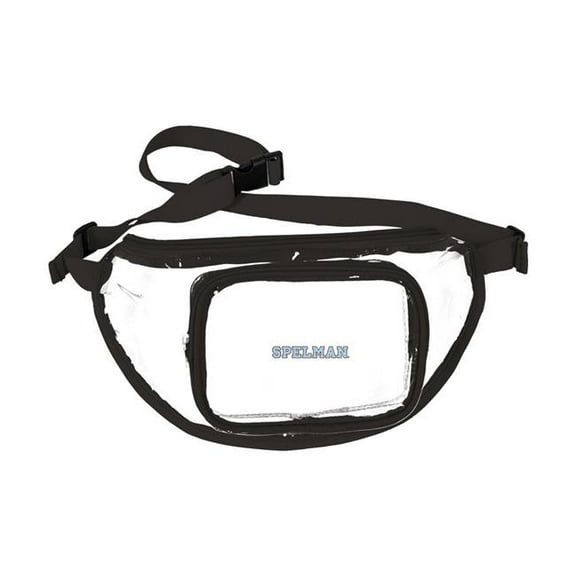 Logo Brands 448-881 Spelman College Clear Fanny Pack