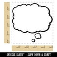thumbnail image 2 of Comic Book Thought Bubble Square Rubber Stamp Stamping Scrapbooking Crafting - Small 1.25in, 2 of 7
