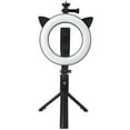 thumbnail image 1 of Wireless Buetooth Selfie Stick,Selfie Stick with Cat Mini Selfie Stick LED Light Selfie Stick Best in its Class, 1 of 14