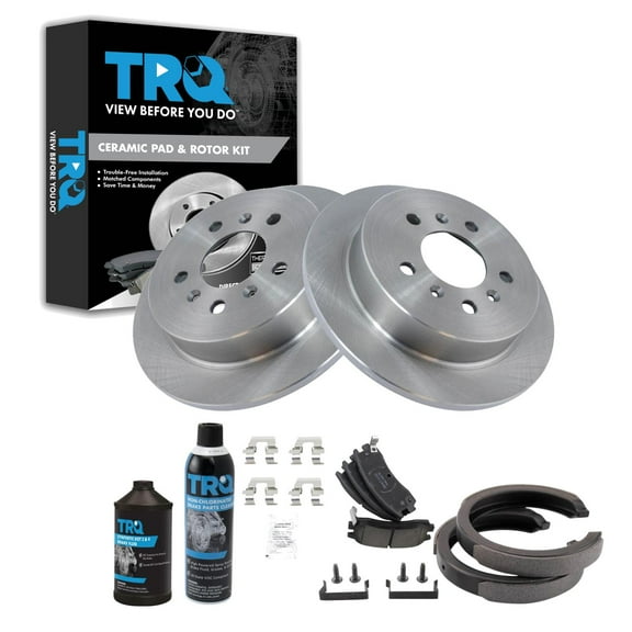 TRQ Rear Brake Pad & Rotor Kit BKA34943 Fits Select 2006-2010 Chevrolet Impala , 2009-2009 Buick LaCrosse , 2006-2007 Chevrolet Monte Carlo