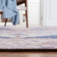 thumbnail image 5 of SAFAVIEH Tucson Tanja Traditional Machine Washable Runner, 2'6" x 8', Beige/Blue, 5 of 9
