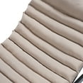 thumbnail image 6 of 2PCS Set Outdoor Chaise Lounge Cushions, Patio Lounge Chair Cushions with Backrest Straps and Seat Straps, Replacement Patio Funiture Seat Cushion Outside Chair Cushions, Khaki, 6 of 8