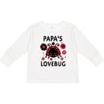 thumbnail image 3 of Inktastic Valentine's Day Papa's Lovebug Boys or Girls Long Sleeve Toddler T-Shirt, 3 of 5