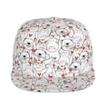 thumbnail image 2 of Haiem Cat Bear Rabbit Classic Snapback Cap Flat Bill Hat Baseball Cap Adjustable Size Cotton Dad Hat, 2 of 9
