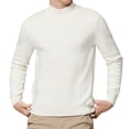 thumbnail image 1 of Pull Homme Coton Tricoté Slim Pull Col Roulé Pull Homme Automne Hiver Col Montant T-Shirt Homme Pulls Col Montant Vêtements Marque, 1 of 6
