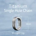 thumbnail image 1 of Luxury Titanium Key Ring Quickdraw Keychain Men Women Titanium for Car Key Rings Holder Lightweight EDC Carabiner Accessories, 1 of 5