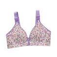 thumbnail image 2 of GaThRRgYP Bras for Women GaThRRgYP Women's Lace Sexy Comfortable Breathable Anti-exhaust Printing Non-Wired Bra, 2 of 3
