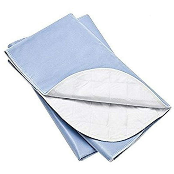 Platinum Care Pads Coussin de Lit Lavable - Pack Unique - 42 x 35 Couleur Bleu