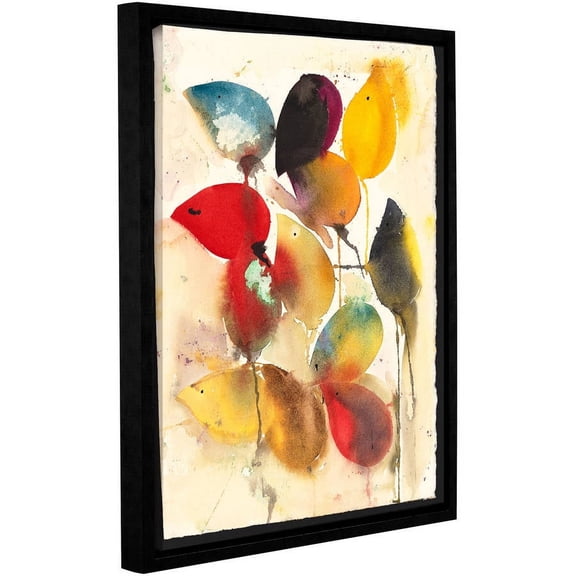 ArtWall Karin Johannesson "Spring Bulbs II" Gallery-Wrapped Floater-Framed Canvas
