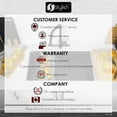 thumbnail image 5 of Stylish Single Handle Matte Black Pull Down Touchless Kitchen Faucet K-150NM, 5 of 13