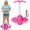 Pink, variant on Balance Jumping Ball, Upgraded Pogo Jumper with Handle and Ball Pump, Trick Board Pogo Stick, Safe and Fun Bouncing Ball,Fun Challenge Indoor Outdoor Bounce Toys
(Pink)
