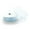 Light Blue Sheer, variant on 1 1/2" Wired Sheer w/ White Flocked Polka Dots Light Pink 25yds