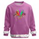 thumbnail image 2 of RKSTN Men's Carnival Party Sweatshirts Oversized Crew Neck Carnival Graphic Print Versatile Fleece Sweatshirt Mens Casual Round Neck Relaxed Fits Comfy Pullover Sweatshirt Top Fall Winter Clothes, 2 of 7