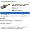 thumbnail image 2 of Water Temperature Sensor - Compatible with 2009 - 2017 Mazda CX-9 2010 2011 2012 2013 2014 2015 2016, 2 of 2