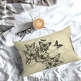 thumbnail image 5 of Yiaed Vintage Floral Print Brushed Microfiber Envelope Pillowcases, Standard,Envelope Closure Pillow Cases(No pillow core)-16"x24", 5 of 6