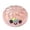 Pink, variant on Pink Glitter Dumpling Figurine with Cute Face, 1 Pack, Pink, for Relaxation