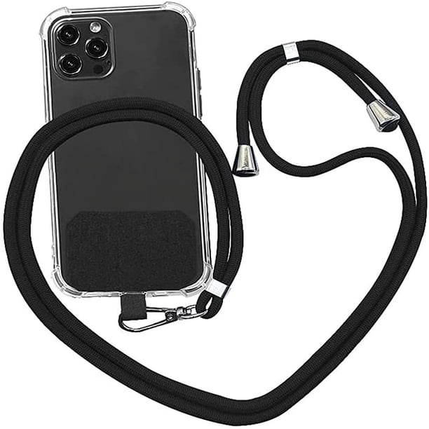 Cordón para teléfono, correa para el cuello y correa para la muñeca Soporte para llavero Universal para el ancla de la caja del teléfono Se adapta a todos los teléfonos inteligentes Ormromra WMZL-2166-3