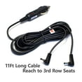 thumbnail image 6 of EDO Tech 3.5mm AV Cable & Car Charger for Philips 7 8 9 10 inch Dual Screen Portable Dvd Player (11 ft Long DC Vehicle Power Cord), 6 of 6