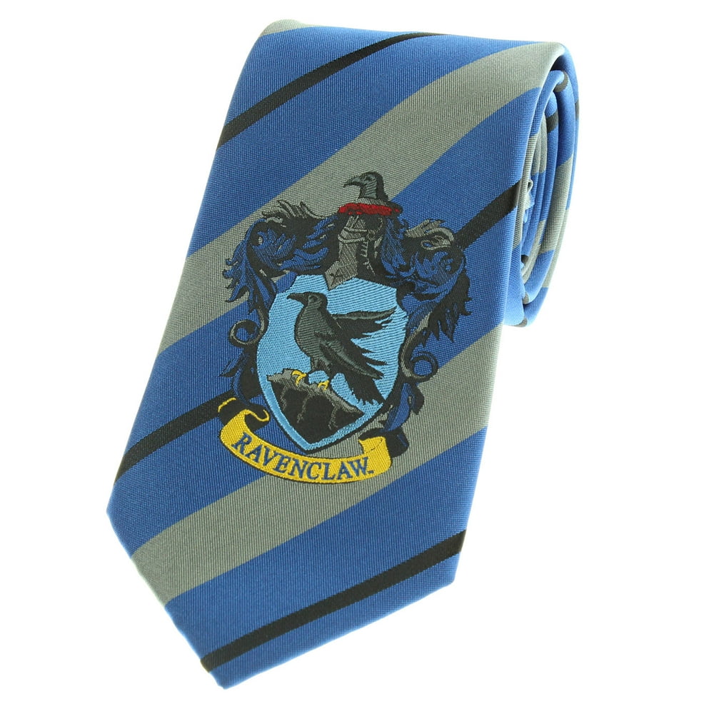 Premium Harry Potter Tie Striped House Crest Necktie Neckwear Tie
